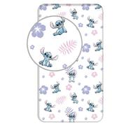 Lilo & Stitch Lenzuola Singole Adatte Per Bambini Disney Letto Bianco 100%