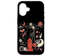 Disney L'incubo prima di Natale Jack & Zero Halloween Custodia per iPhone 16