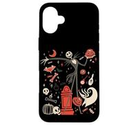 Disney L'incubo prima di Natale Jack & Zero Halloween Custodia per iPhone 16 Plus