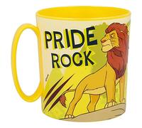 Disney Lion King 'Classic, tazza in plastica, adatta a microonde, non applicabile, colore: nero
