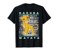Disney Lion King Hakuna Matata Simba Artsy Background Maglietta