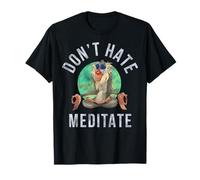 Disney Lion King Rafiki Don't Hate Meditate Maglietta