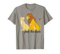 Disney Lion King Simba Nala Feel The Love Maglietta