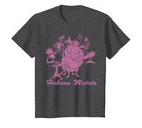 Disney Lion King Timon & Pumbaa Portrait Maglietta, Bambini, Grigio Scuro, 3 anni