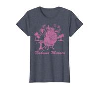 Disney Lion King Timon & Pumbaa Portrait Maglietta, Donna, Pervinca, 3XL