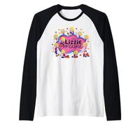 Disney Lizzie McGuire Cartoon Lizzie Multi-Poses and Logo Maglia con Maniche Raglan