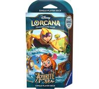Disney Lorcana Azurite Sea Starter Deck Emerald E Sapphire Inglese