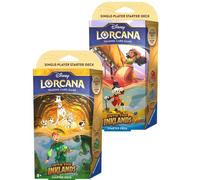 Disney Lorcana Into The Inklands 2 Starter Deck Set Inglese