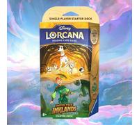 Disney Lorcana Into the Inklands Mazzo Iniziale Ambra E Smeraldo