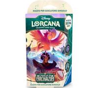 Disney lorcana - l'isola di archazia - starter deck ametista & acciaio - 8+ anni