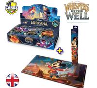 Disney Lorcana Sussurri Nel Pozzo Whispers In The Well Box Tappetino Bundle ENG