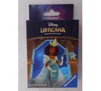 Disney Lorcana TCG Card Sleeves Ravensburger, 65 Protezioni Carte