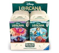 Ravensburger- Disney Lorcana Trading Card Game: Set 7 - Display con 8 Mazzi Starter (Inglese), 11098543