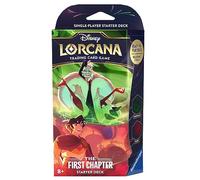 Disney Lorcana Trading Card Game: il primo capitolo starter Deck smeraldo e rubino (inglese)