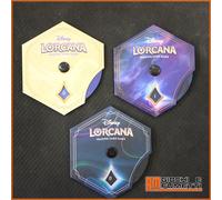 Disney Lorcana tris Ink Life Counter Segna inchiostro e segna vite - Originali