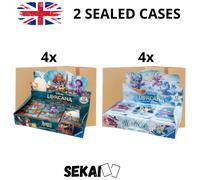DISNEY LORCANA WINTERSPELL + AZURITE SEA - 2 SEALED CASE 4x BOOSTER BOX ENGLISH