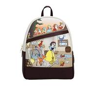 Loungefly Disney Snow White and Seven Dwarfs Multi Scene Womens Double Strap Sho