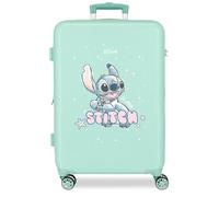 Disney Lovely Stitch Valigia media blu 46 x 65 x 23 cm Rigido 3,1 kg Chiusura a combinazione laterale ABS 3,1 kg 56 L, blu, Taglia unica, Valigia media