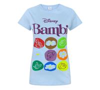 Disney - Maglietta a maniche corte con Bambi - Donna (NS4740)