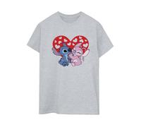 Disney Maglietta Ampia Lilo & Stitch Cuori Donna (BI30098)