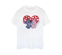 Disney Maglietta Ampia Lilo & Stitch Cuori Donna (BI30098)