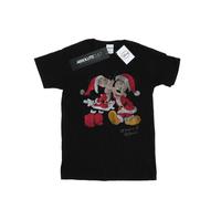 Disney Maglietta Ampia Topolino e Minnie Mouse Bacio di Natale Donna (BI36351)