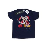 Disney Maglietta Ampia Topolino e Minnie Mouse Bacio di Natale Donna (BI36351)