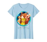 Disney - Maglietta con scritta "Il Re Leone Maglietta, Donna, Celeste, L