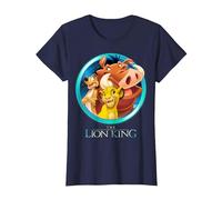 Disney - Maglietta con scritta "Il Re Leone Maglietta, Donna, Navy, L