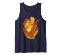 Disney - Maglietta con scritta "Il Re Leone Simba e Mufasa" Canotta