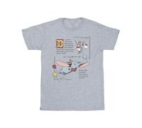 Disney Maglietta Dumbo Pagina del Libro di Racconti Uomo (BI22646)