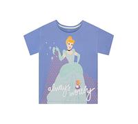 Disney Maglietta per Ragazze Cinderella Blu 18-24 Mesi