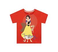 Disney Maglietta per Ragazze Snow White Rosso 3-4 Anni