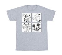 Disney Maglietta Topolino, Paperino, Pippo e Pluto Scatola Uomo (BI39565)