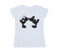 Disney Maglietta Topolino Silhouette di Bacio Donna (BI33068)