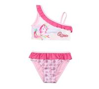 Disney Maillot De Bain Unicorn. Set di Costume a Maglietta, Rosa, 8 Anni Bambine e Ragazze