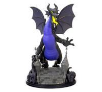 Q Fig Disney Villains Maleficent Dragon Figure Quantum Mechanix Static Painted
