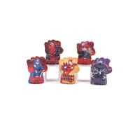 Disney Marvel Avengers Collezione di 5 guanti di peluche 25 cm - Capitan America, Deadpool, Iron Man, Thor e Black Panther
