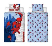 Disney Marvel Avengers Set Copripiumino Singolo Bambini Ufficiale | Copripiumino Reversibile 2 Lati Incluso Federa Coordinata | Design Heroes | Letto Singolo | Polcotone
