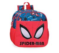 Marvel Disney Spiderman Authentic Zaini Prescolare, Zaino Scuola, Realizzato in Poliestere, Bretelle Larghe e Regolabili, Doppio Scomparto, Joumma Bags, rosso, Zaino 25