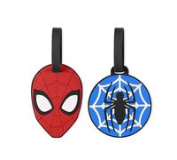 Disney Marvel Spiderman VT700917L.PH - Targhette per Bagagli, 2 Pezzi, Colore: Rosso e Blu