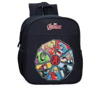 Disney MARVEL Zaino per bambini, in poliestere, tasche laterali, spallacci larghi, maniglia superiore per appenderlo, con etichetta con nome, sistema magic Fix.