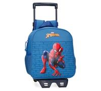 Disney MARVEL Zaino per bambini, in poliestere, tasche laterali, spallacci larghi, maniglia superiore per appenderlo, con etichetta con nome, sistema magic Fix.
