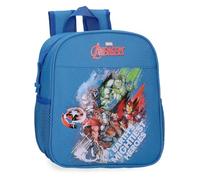 Disney MARVEL Zaino per bambini, in poliestere, tasche laterali, spallacci larghi, maniglia superiore per appenderlo, con etichetta con nome, sistema magic Fix.