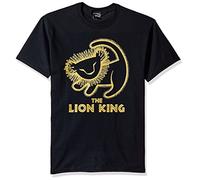 Disney Men's Lion King Painted Baby Simba Poster Graphic T-Shirt