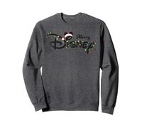 Disney Merry Christmas Lights Script Logo Holiday Trip Felpa