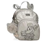 Zaino da passeggio Disney Mickey 100 grigio 19x23x8 cm Poliestere 3,5L