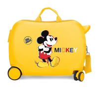 Disney Mickey All Smile Valigia da cabina Multicolor 38x55x20 cm ABS rigido Lucchetto a combinazione laterale 35L 2 kg 4 ruote doppie Bagaglio a mano