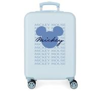 Disney Mickey All Smile Valigia da cabina Multicolor 38x55x20 cm ABS rigido Lucchetto a combinazione laterale 35L 2 kg 4 ruote doppie Bagaglio a mano