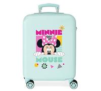 Disney Mickey All Smile Valigia da cabina Multicolor 38x55x20 cm ABS rigido Lucchetto a combinazione laterale 35L 2 kg 4 ruote doppie Bagaglio a mano